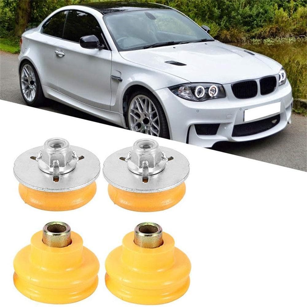4x Rear Shock Mounts Set Upper+Lower For BMW E90 E92 E82 E87 128i 135i 328i M3