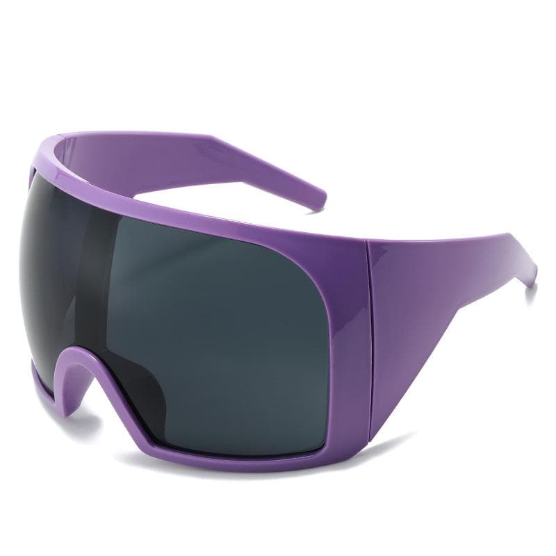 Y2K Vintage Luxury Designer Oversized Sunglasses Trendy Punk Big Frame Sun Glasses Sport Goggle For Women Men