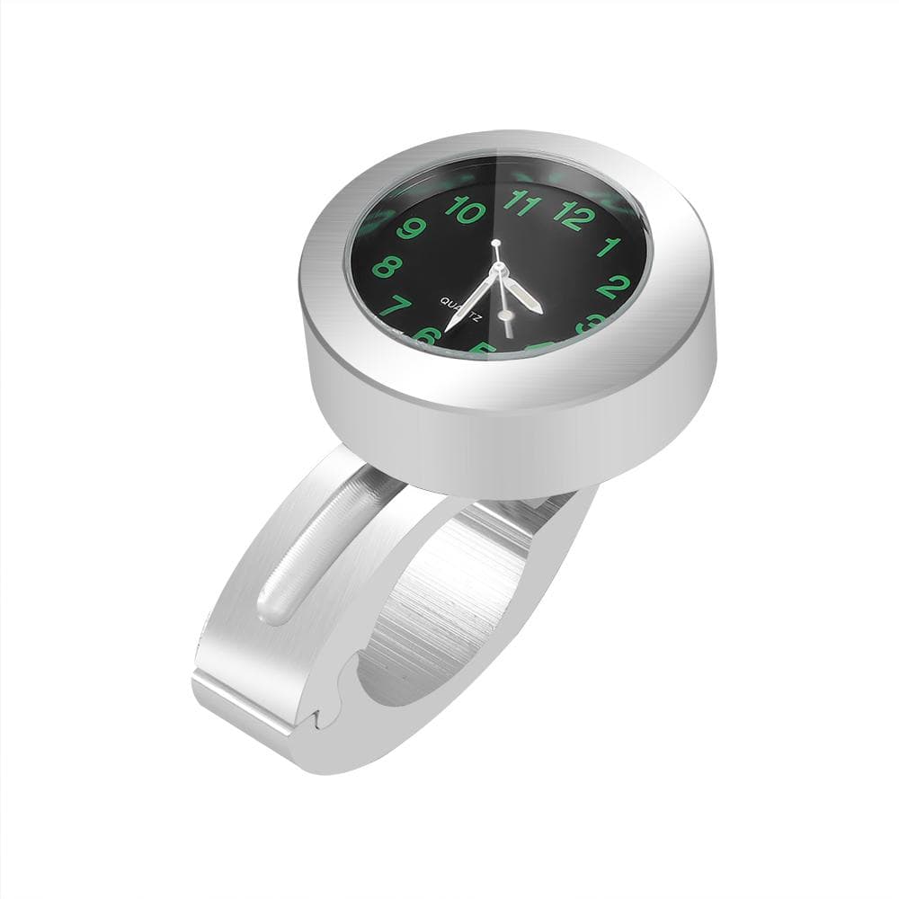 Mini Glow-in-the-dark Car Handlebar Clock Waterproof and Shock-resistant Car Motorcycle Bike Handlebar Clock Car Accessories