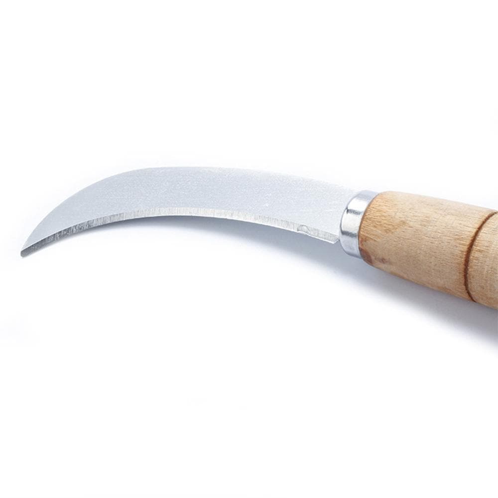 Bending Knife Fruit Knife Stainless Steel Pineapple Knife Mango Knife Multi-functional Peeling Knife Roast Sausage Special Knife Cutting 1 Pcs