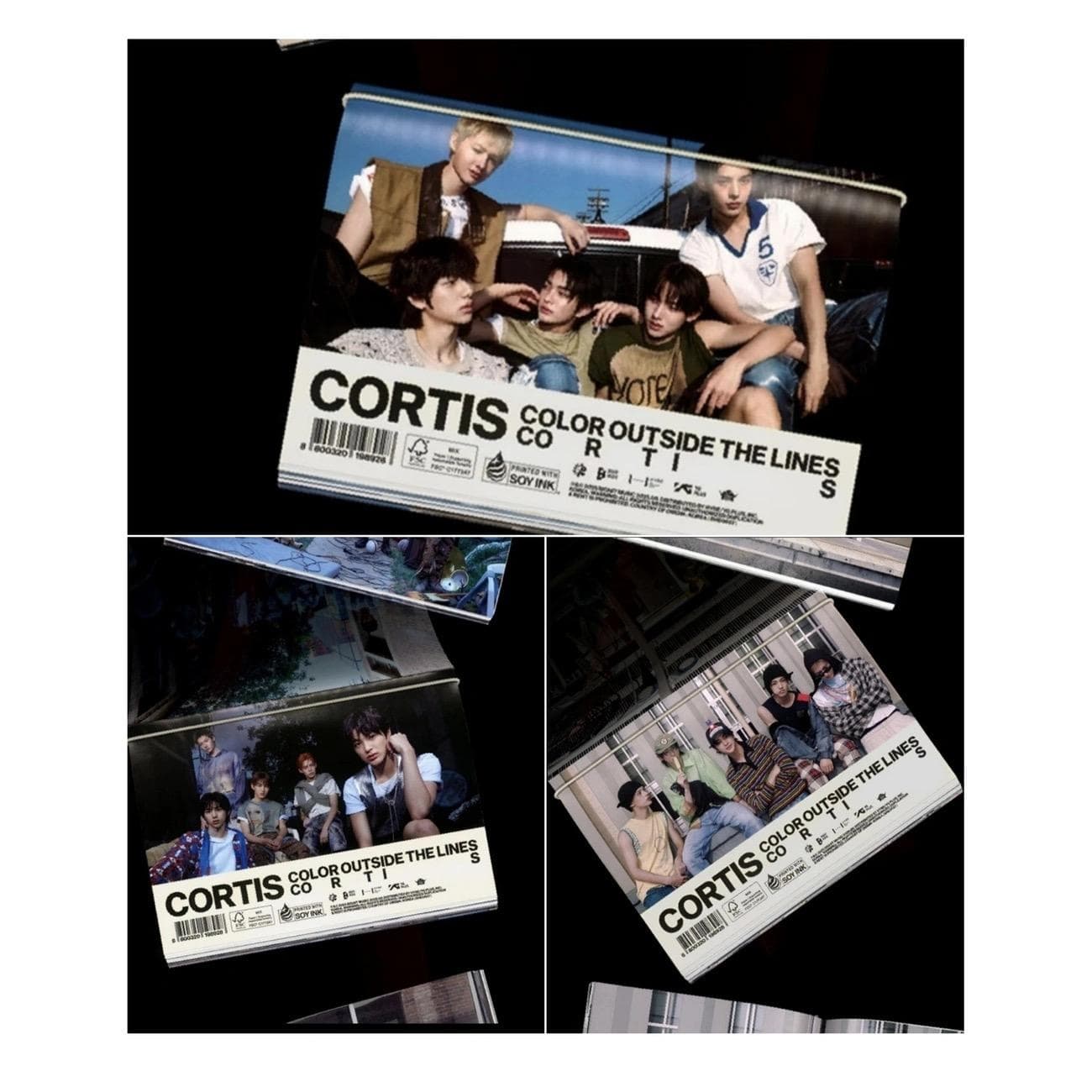 Cortis COLOR OUTSIDE THE LINES 1st album 3 set