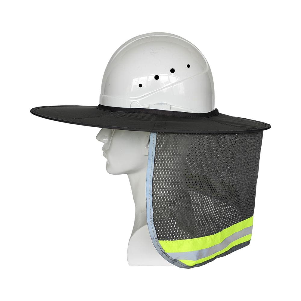 Sunscreen Helmet Brim is Suitable for Reflective Safety Sunscreen Helmet for Construction Sites grey