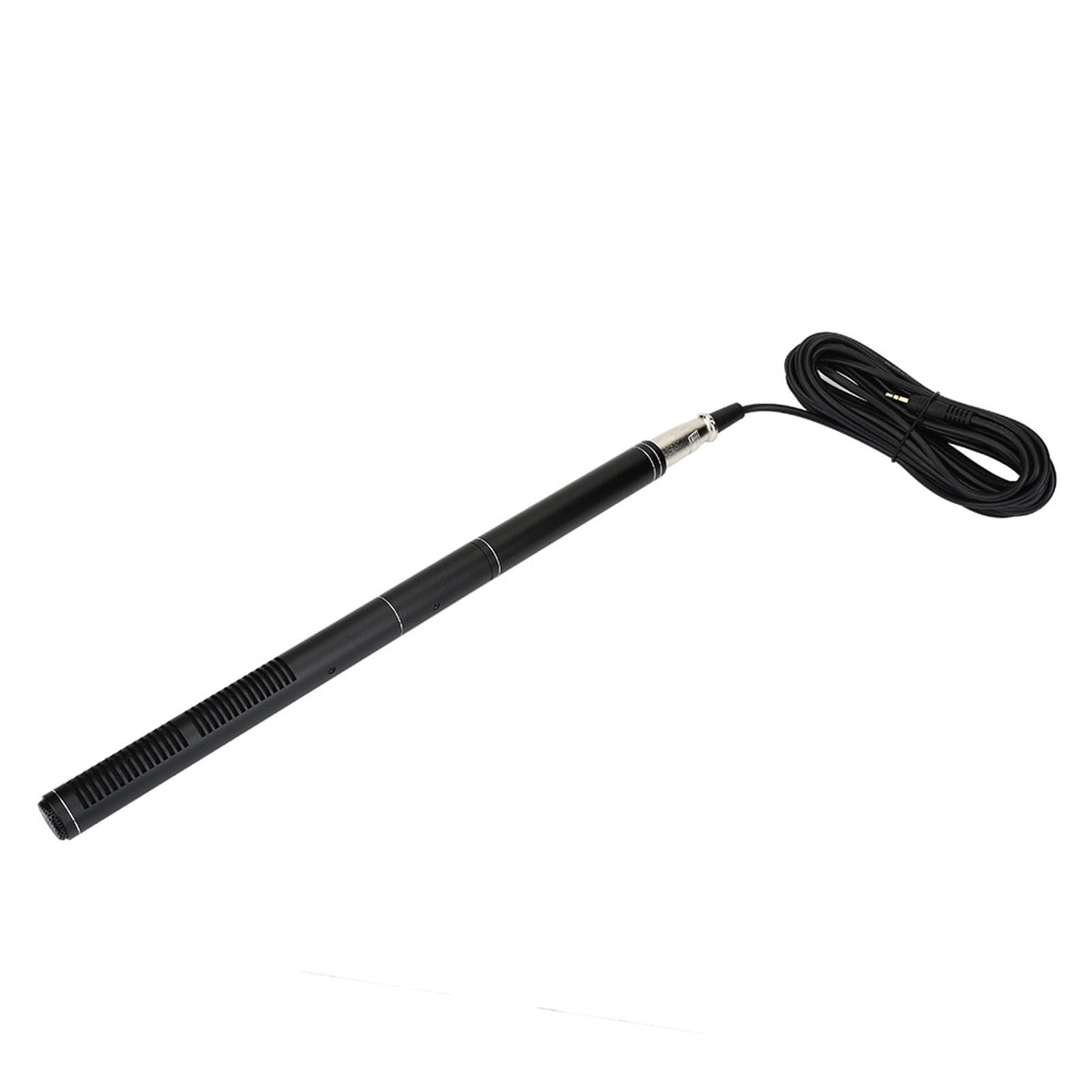 Professional Interview Microphone Uni directional Condenser for DSLR Camera DV Camcorders