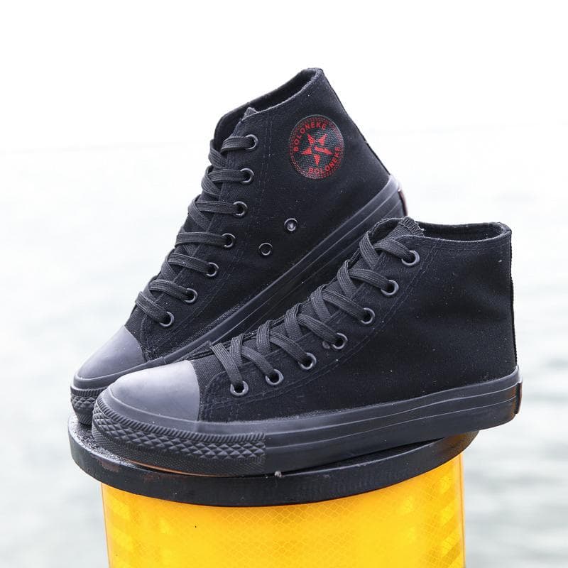 College Style Solid Color Couple, High-Top Canvas Shoes Men'S And Women'S Shoes 1970 Retro 40