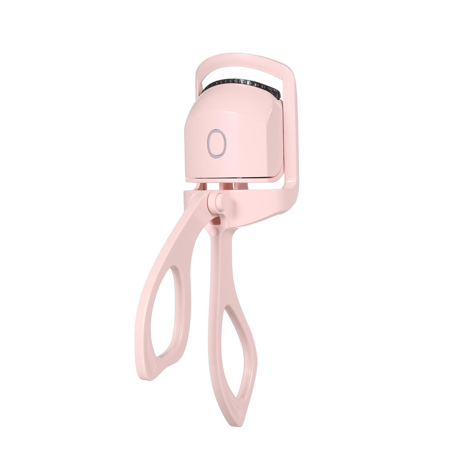 USB Rechargeable Electric Eyelash Curler Heated Eyelash Curler with 2 Temperature Modes Adjustable pink