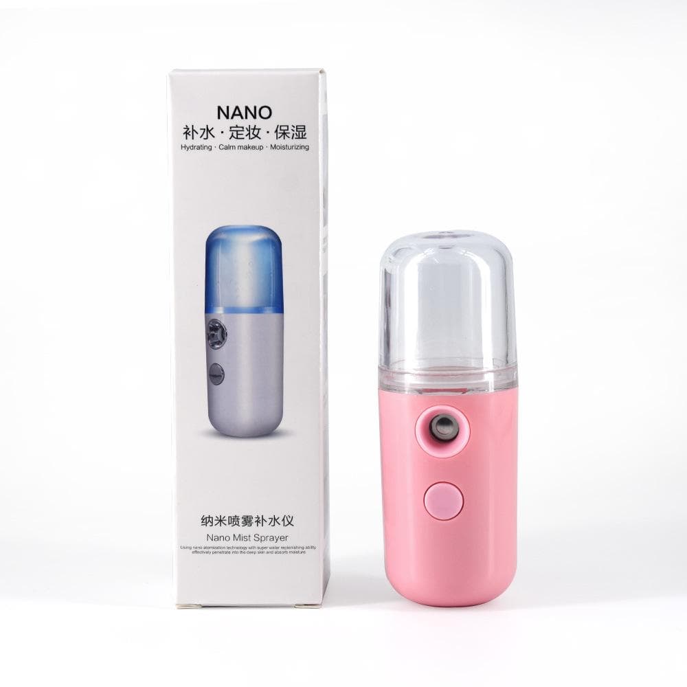 Spray Hydrating Portable Rechargeable Cold Spray Humidifier Moisturizing Face Beauty Instrument Face Steamer