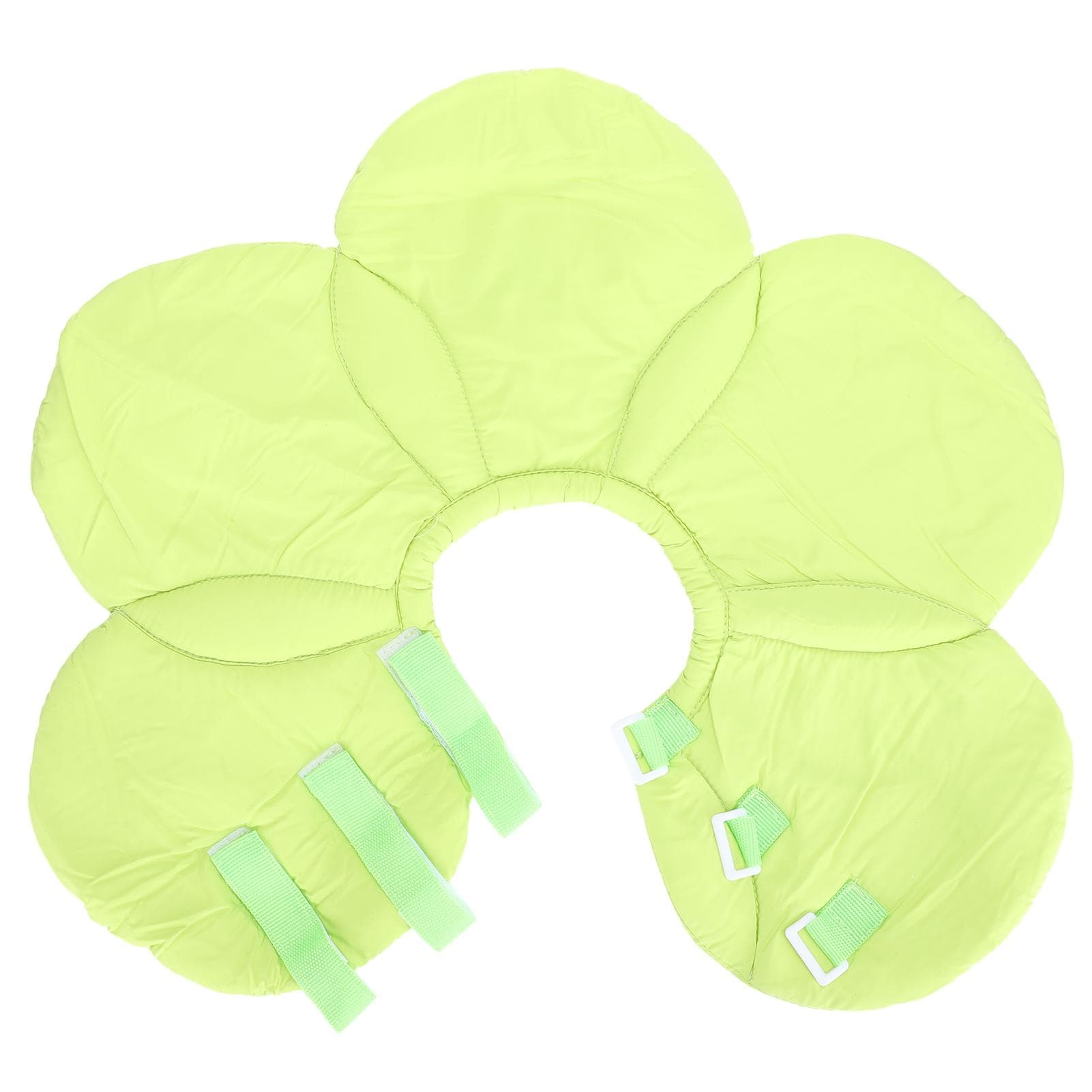 Pet Cone Collar Adjustable Soft Recovery for Cat Dog Protective Wound Healing CoverGreen L 35-38cm L(for 6.5-9kg) green