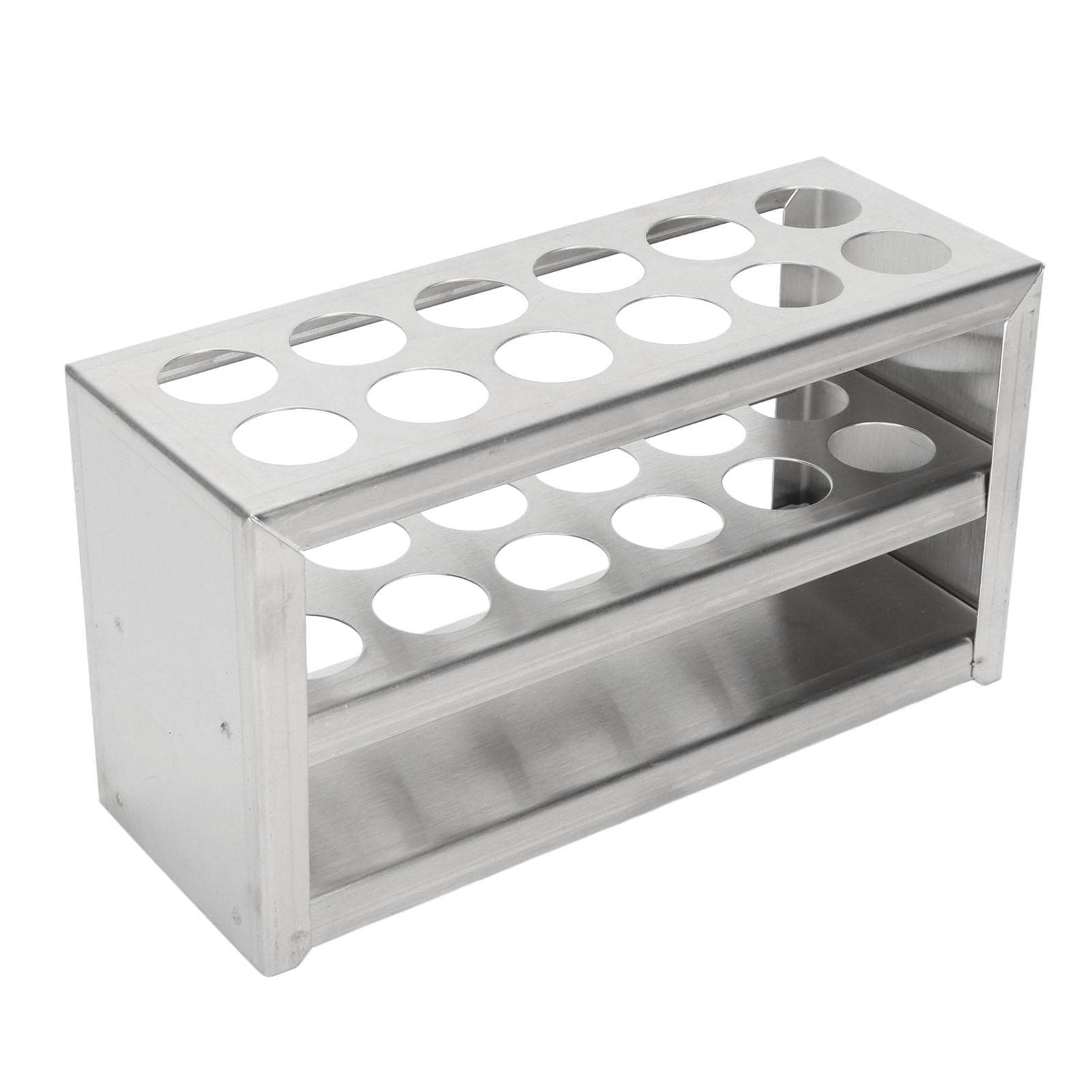Metal Test Tube Rack 12 Holes 0.75in Strong 3 Tiers Stainless Steel Centrifuge Tube Holder for