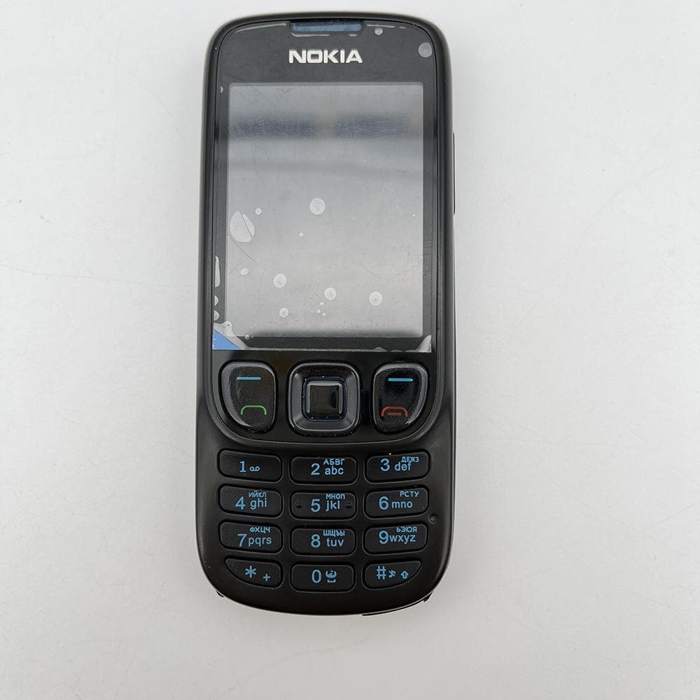 Refurbished Nokia Unlocked Original Nokia 6303 Classic FM GSM 3MP Camera Mobile Phone With 1 SIM 1 Battery 1 Charger black