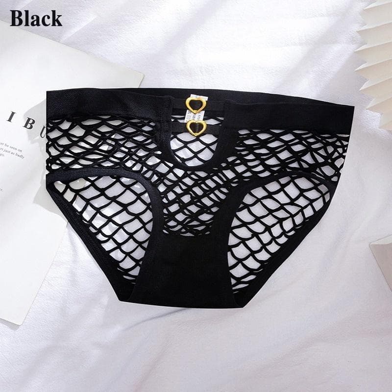 Women's Fashion Breathable Panties High Elastic Underwear Female Bottoms Ladies Panty Briefs Lingerie LM XL black