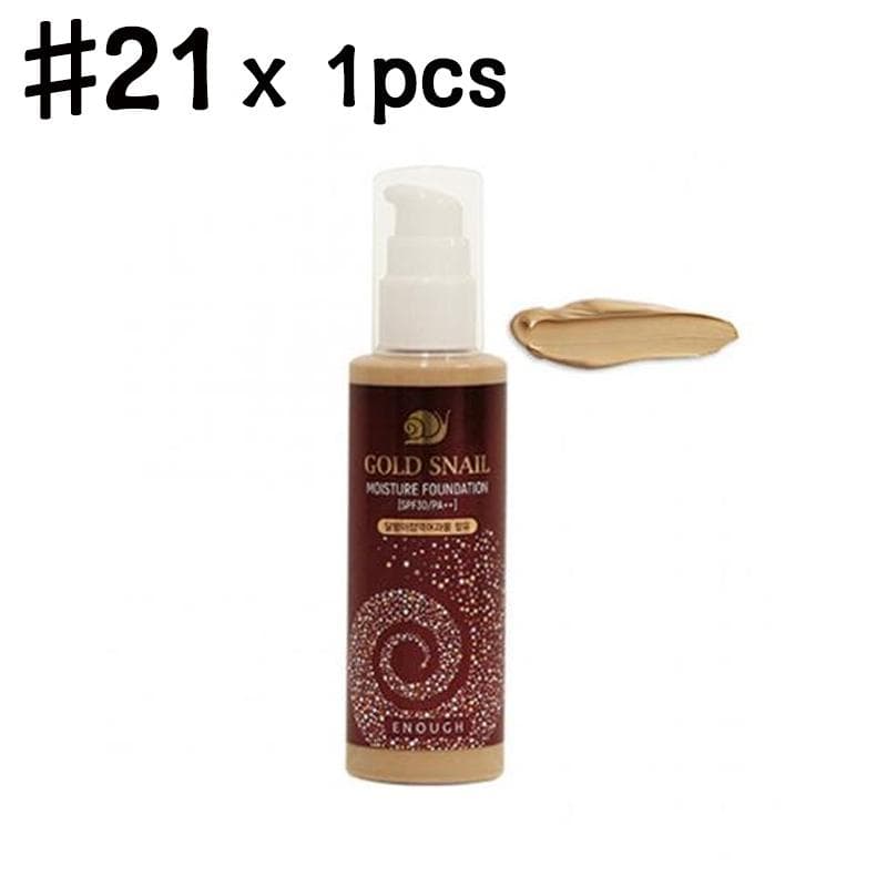 Enough Gold Snail Moisture Foundation 100ml (3 Options) #21