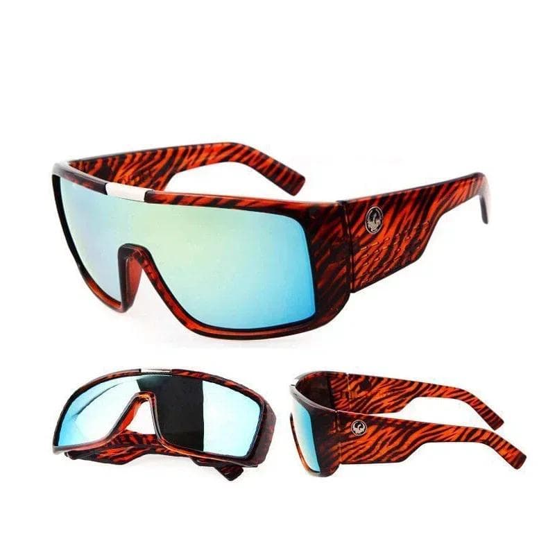 Oversized Dragon Domo Sunglasses For Men Women Vintage Fashion Cycling Sports Sun Glasses Brand Eyewear Goggle