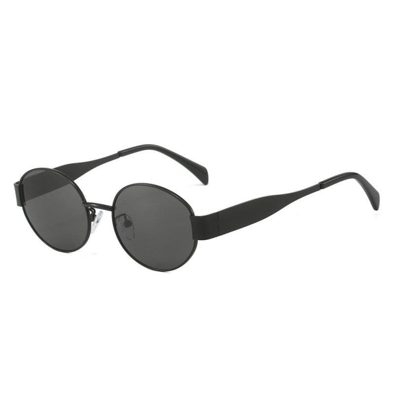 New Oval Small Frame Eyeglasses Luxury Fashion Sunglasses for Women Anti Glare Street Photography 1PC