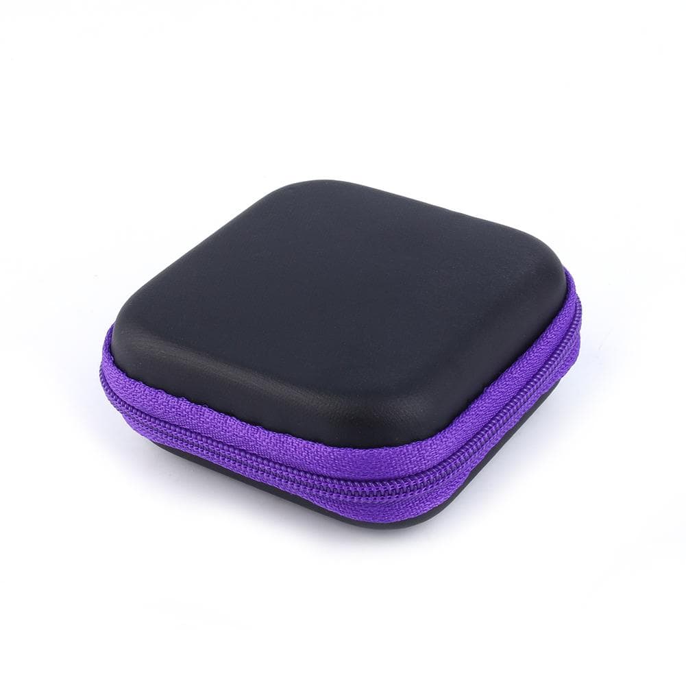Hard Box Gadget Case Storage Pouch For Key Ring Headphones Cable USB Data Line