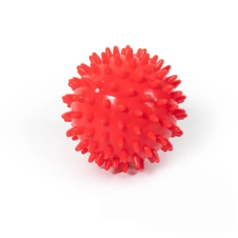 Durable PVC Spiky Massage Ball Trigger Point Sport Fitness Hand Foot Pain Relief Plantar Fasciitis Reliever Hedgehog 7cm Balls red