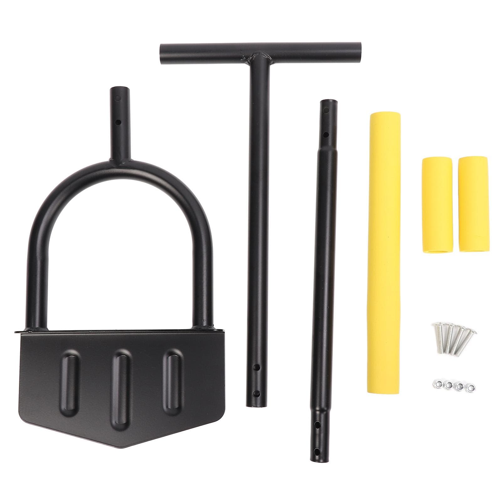 Manual Lawn Edger Saw Tooth Half Moon Detachable Long Handle Hand Lawn Edging Tool for Step Garden