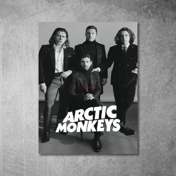 Arctic Monkeys Music Album Poster AM Favourite Worst Nightmare Album Canvas Painting Print Wall HD Picture Art Living Home Decor 40x50cm No Framed