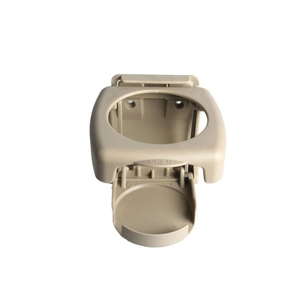 Folding Bottle Coffee Stand Mount Car Beverage Cup Holder Bottle Holder Car Drink Cup Stand Car Drink Holder beige