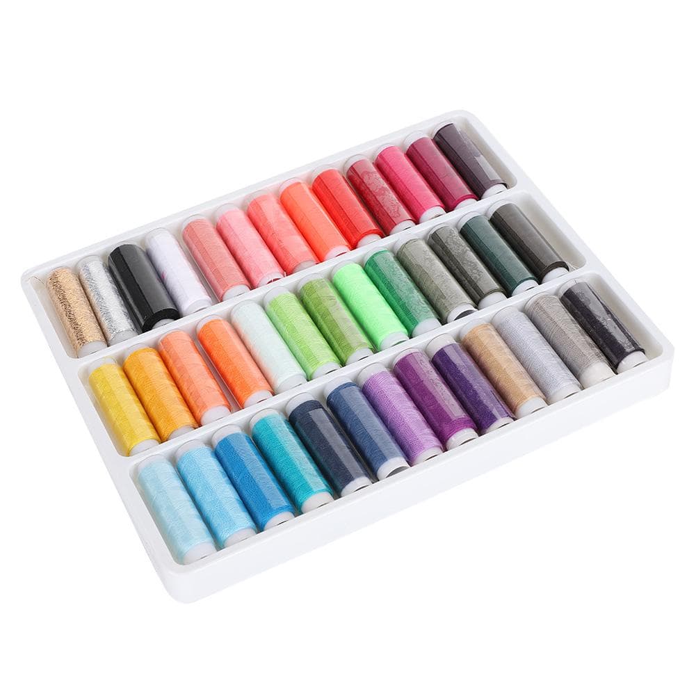 39-Roll Sewing Thread Set Color Clothing Accessories Embroidery Needlework Set Lightweight