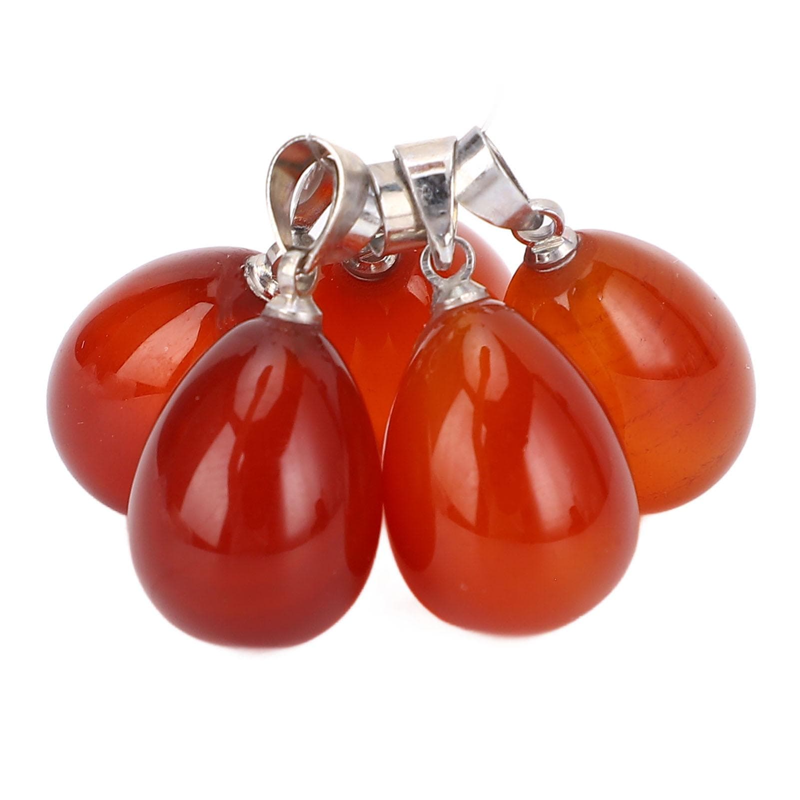 5PCS Stone Pendants Agate Hanging Decoration for Necklace Earrings Bracelet Keychain Making