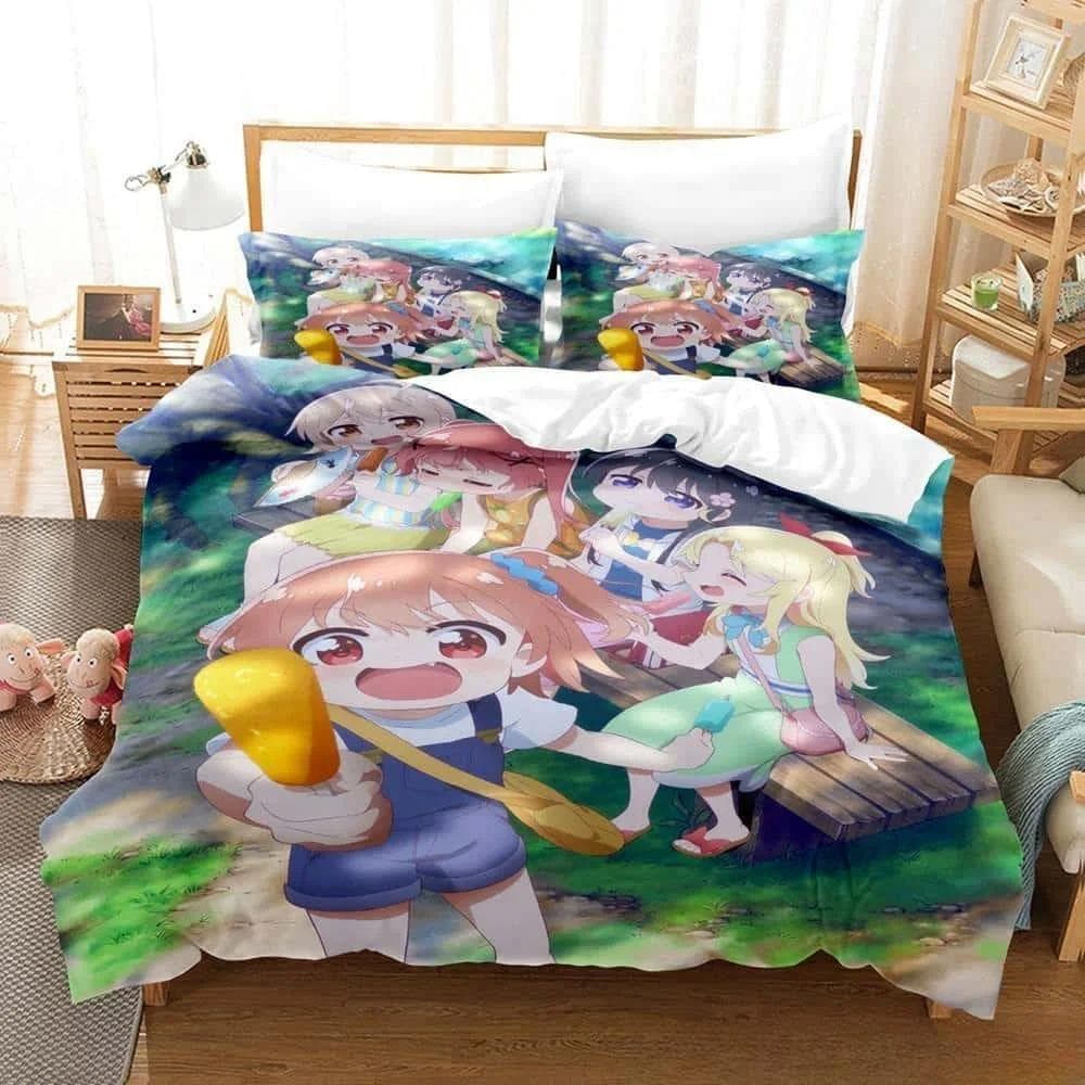 Anime Wataten! An Angel Flew Down to Me Bedding Set Single Twin Full Queen King Size Bed Set Adult Kid Bedroom Duvet cover Sets 70x133cm 2pcs