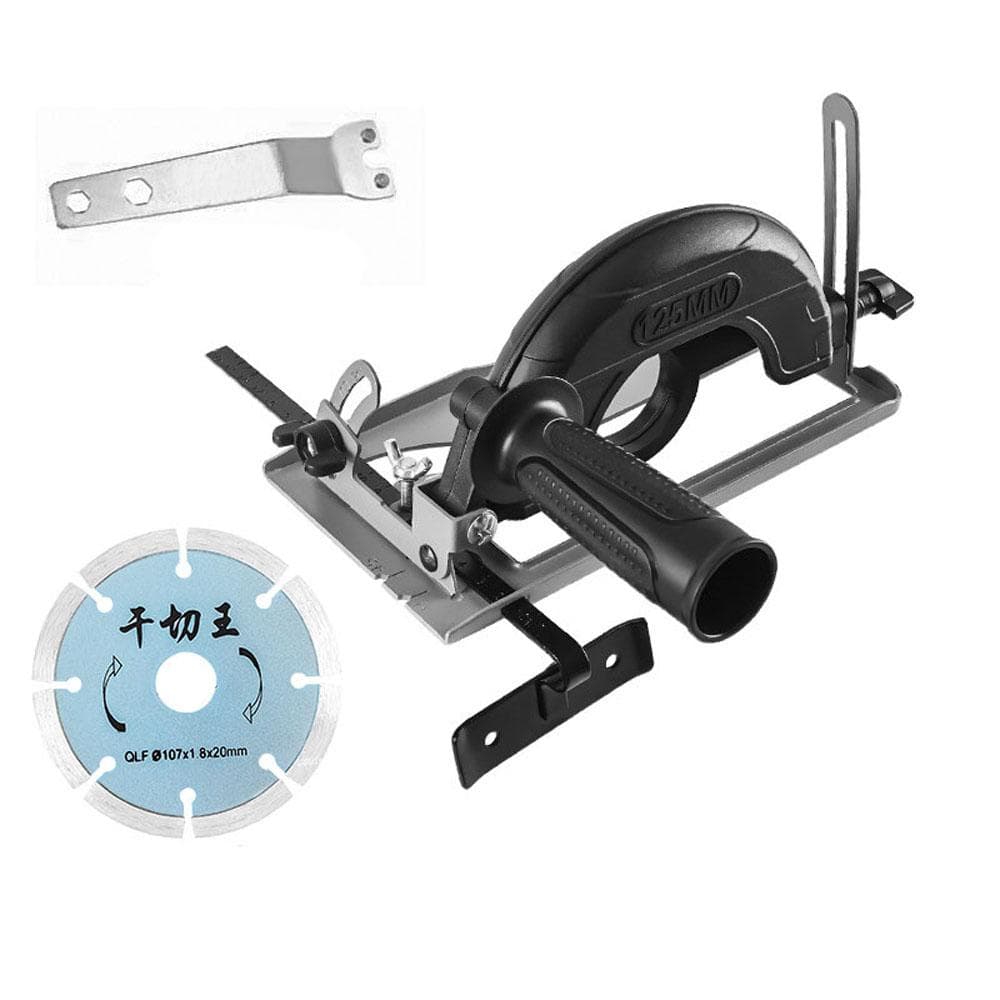 0-45 Angle Adjustable 0-40mm Cutting Depth Adjustment Positioning Bracket Angle Grinder Retrofit