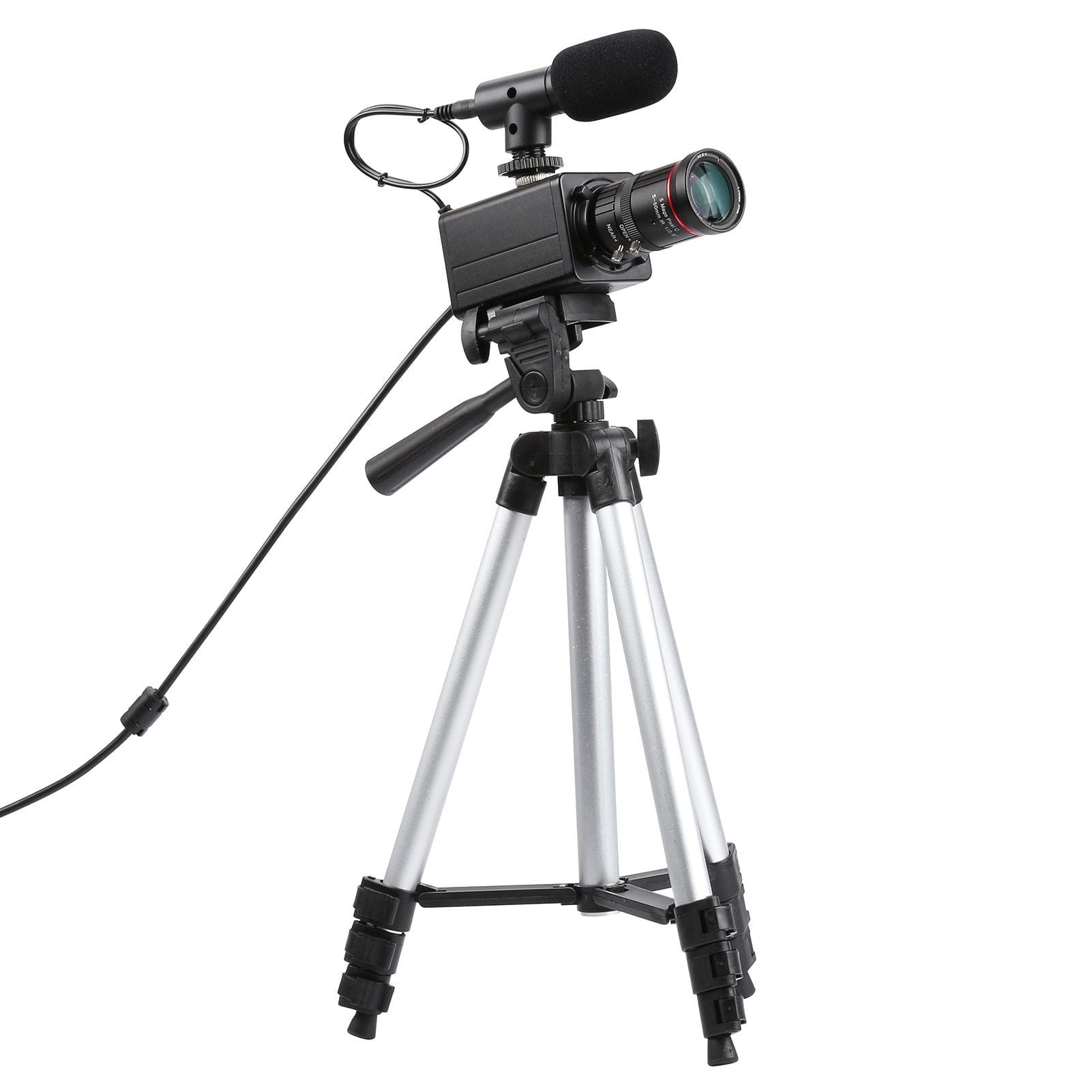 4K HD Camera Computer Camera USB Webcam 10X Optical Zoom Manual Focus Auto Exposure Compensation camera with microphone & tripod