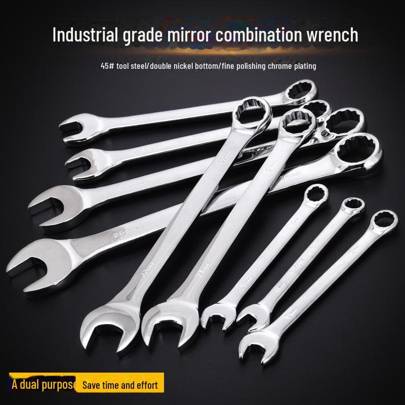 Metric Double-Ended Mirror Open-End Wrench - Multi-Specification Dual-Purpose Tool 14MM Wrench