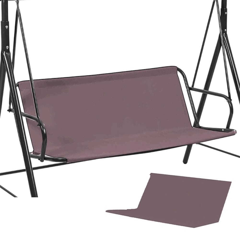 Easy Assembly Swing Seat Cover Dustproof Long Lifespan 600D Oxford Fabric coffee