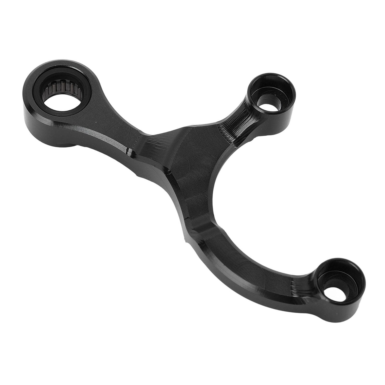 Gear Shift Stabilizer Accurate Aluminium Alloy Motorcycle Shift Support for Tenere 700 Rally black