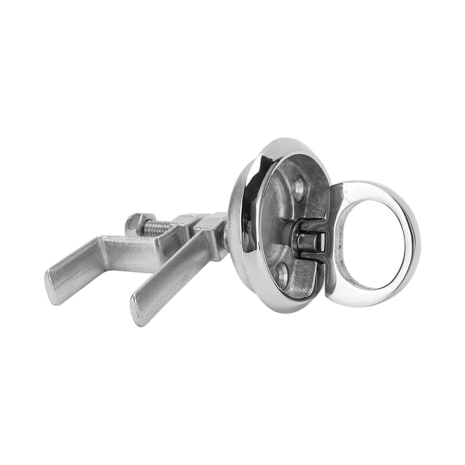 Stainless Steel Marine Deck Floor Lock Highly Polishing Yacht Boat Hardware Accessory