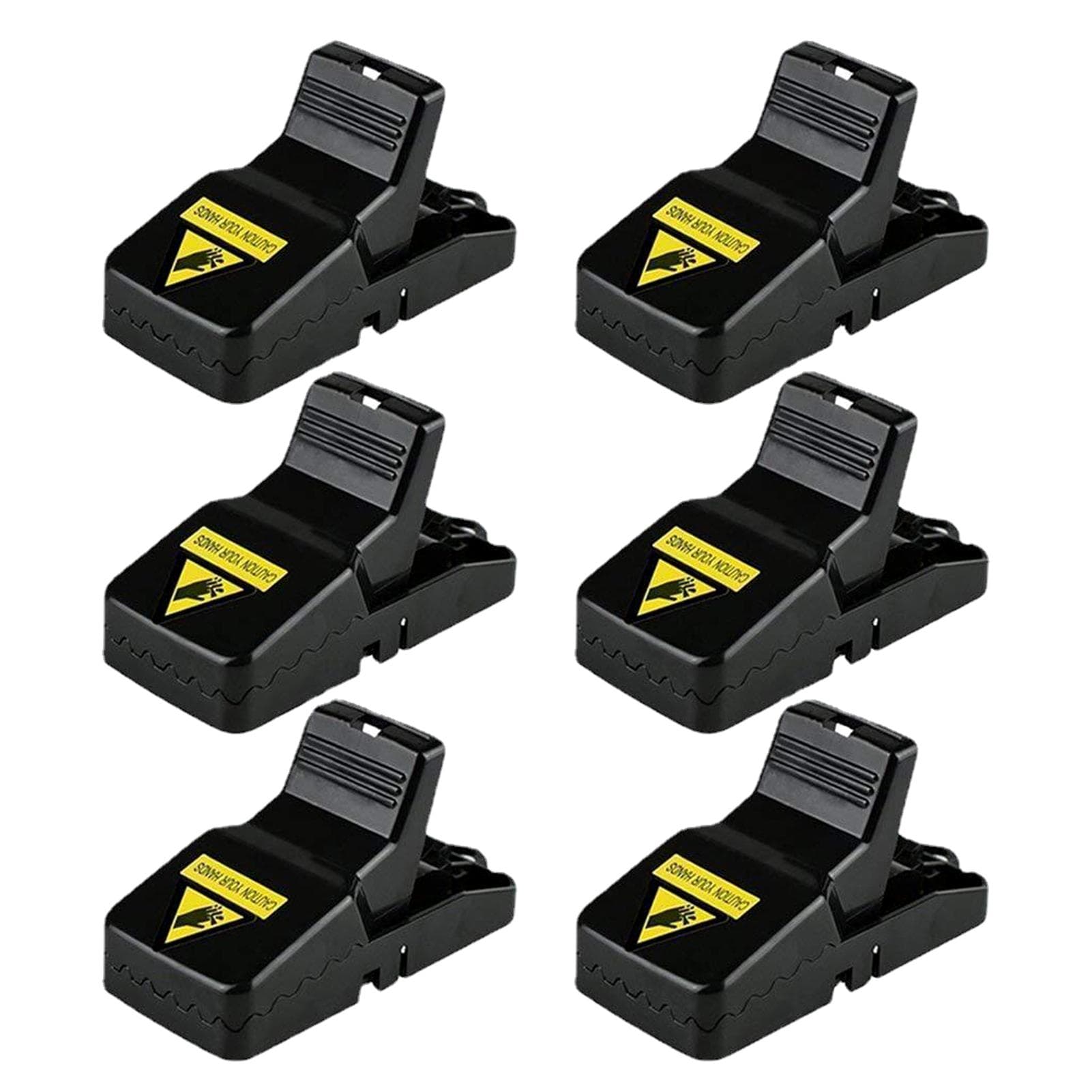 Reusable P-lastic S-mart Mouse Trap Quick Kill Mice Traps for Indoor/Outdoor Pet Rodent Voles 6pcs