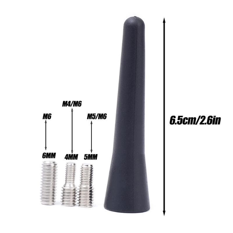 6.5cm Car Antenna Enhanced Signal Short Antenna Car Styling Accessories black