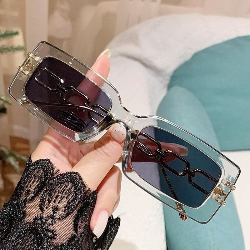 Retro Irregular Square Sunglasses for Women Fashion Trendy New Square Sunglasses for Women
