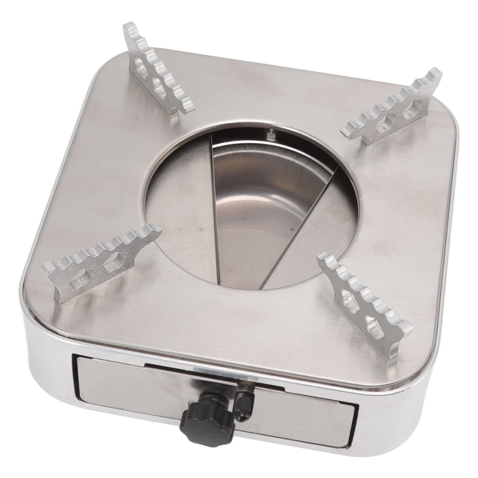 Alcohol Stove Stainless Steel Silver One Piece Design Drawer Structure Spirit Burner for Home