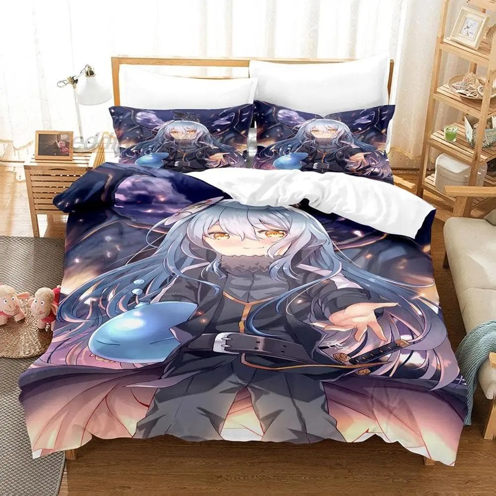 That Time I Got Reincarnated as a Slime Bedding Set Single Twin Full Queen King Size Bed Set Aldult Kids 3D Print Anime Cartoon 70x133cm 2pcs