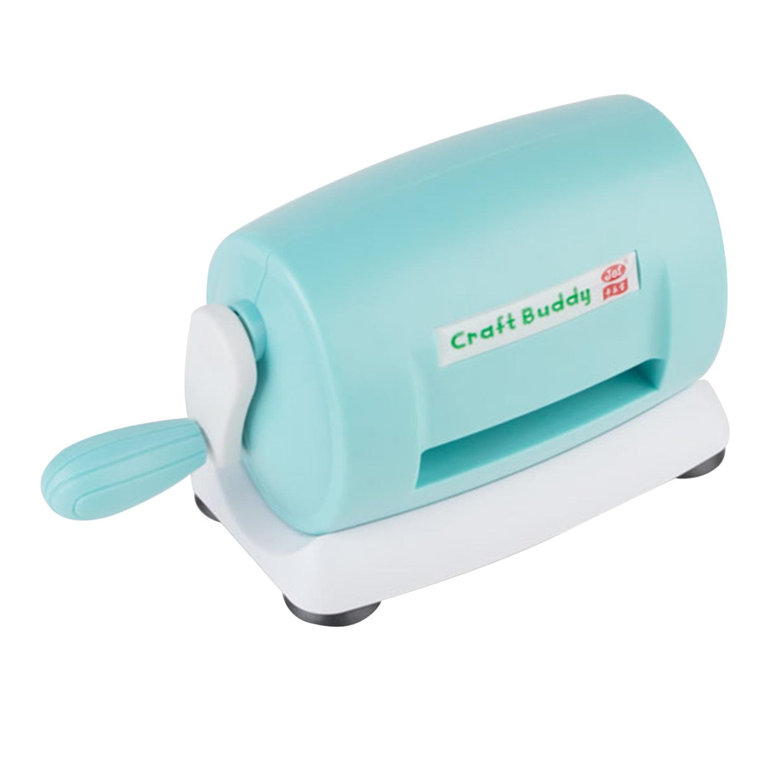 Portable Manual Die Cutting & Embossing Machine DIY Scrapbooking Die-Cut Machine with Cutting Pads blue
