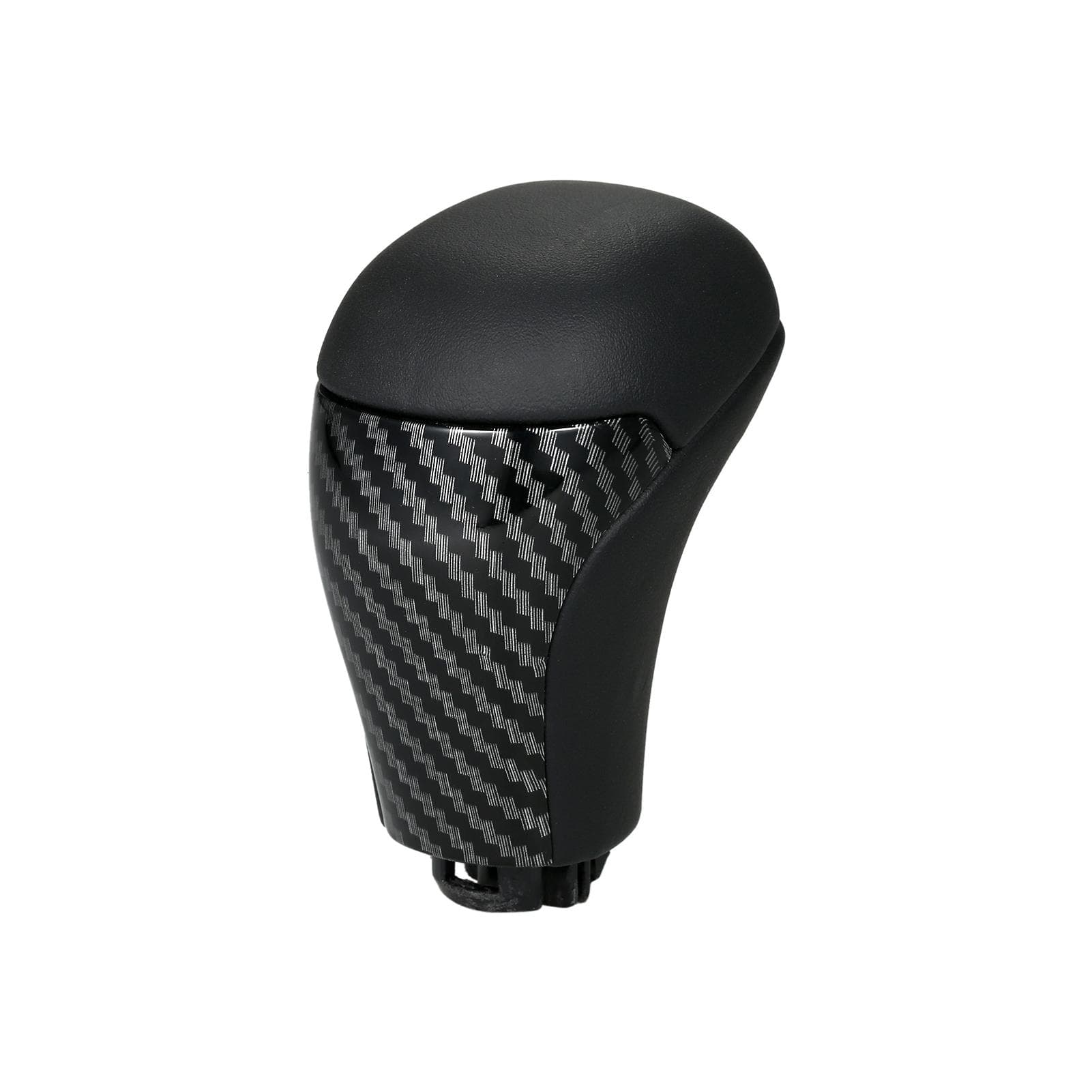 Automatic Shift Knob, Striped Wood Grain Car Gear Shift Knot Replacement for Toyota Highlander Land Type 2 black