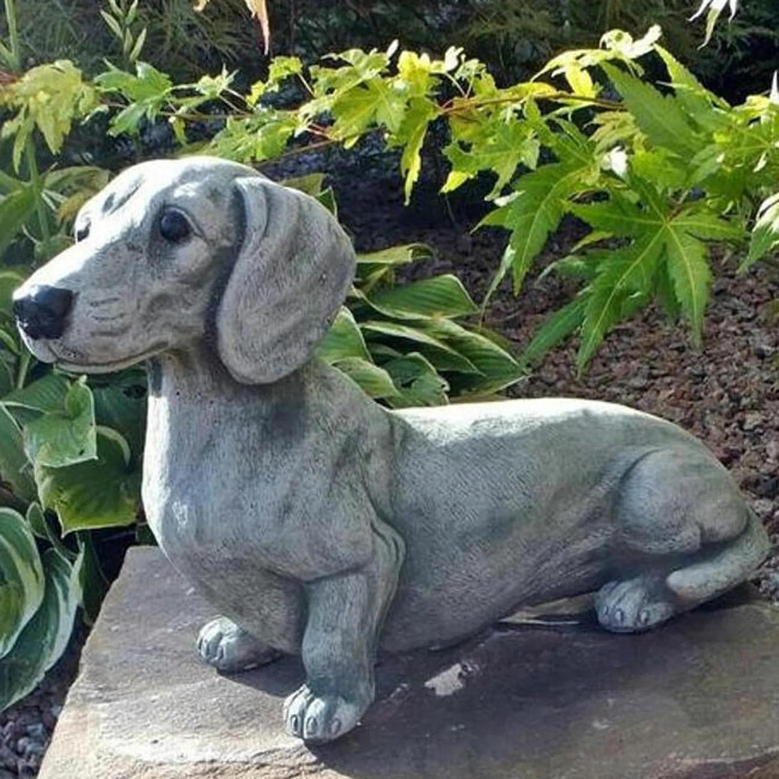 Dog Statue Outdoor Garden Resin Decor Dachshund French Bulldog Sculpture for Home Decoration Yard Ornament Puppy Figurines