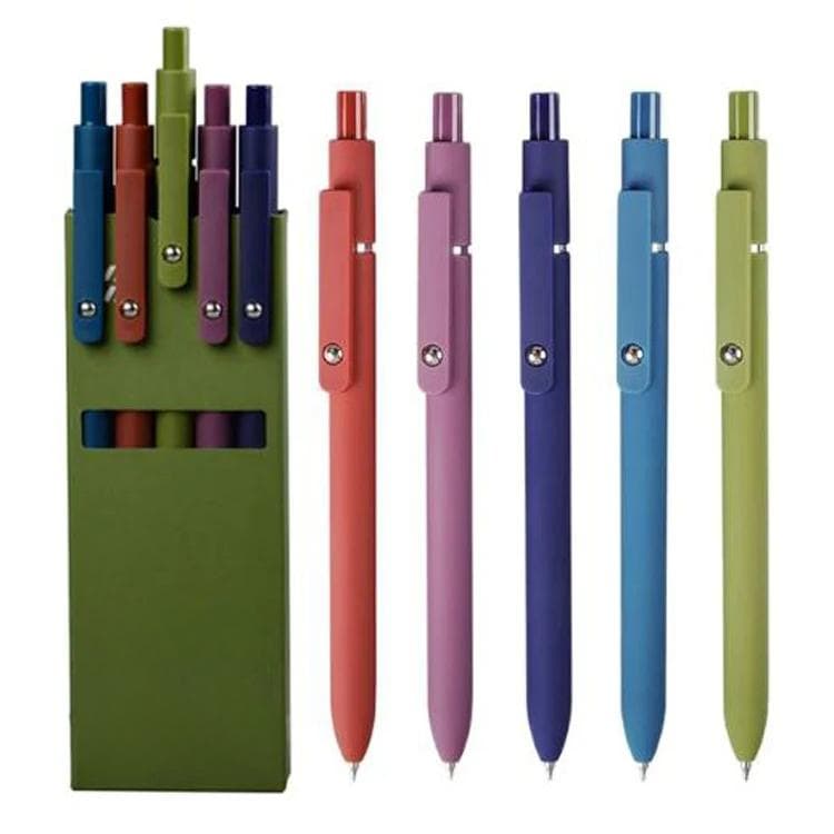 Piloting Morandi Colour Gel Pens Soft Touch Quick Dry Smooth 0.5mm Gel Ink Pen For School Student Writing Stationery Supplies