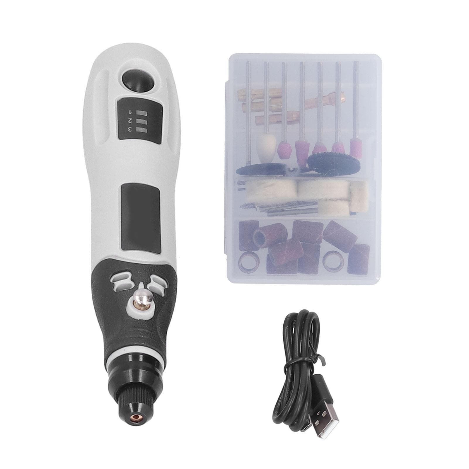 Mini Grinder Kit USB Charging Portable Small Cordless Rotary Tool for Engraving Cleaning