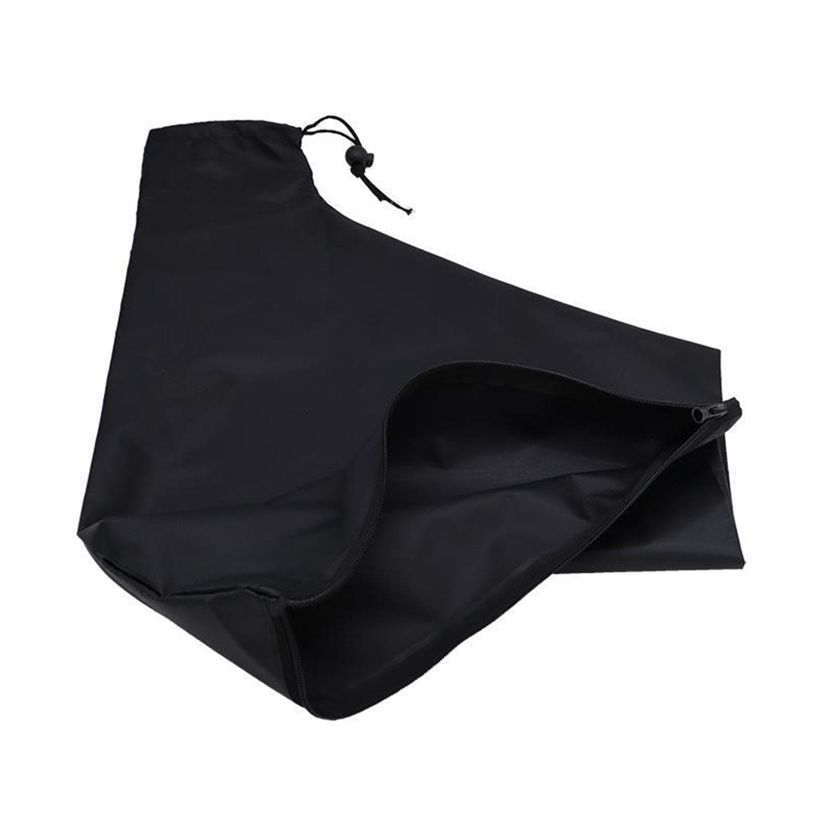 Blower Leaf Bag with Zipper Drawstring Leaf Blower Replacement Bag 16 x 24 Inch Leaf Blower Vacuum black