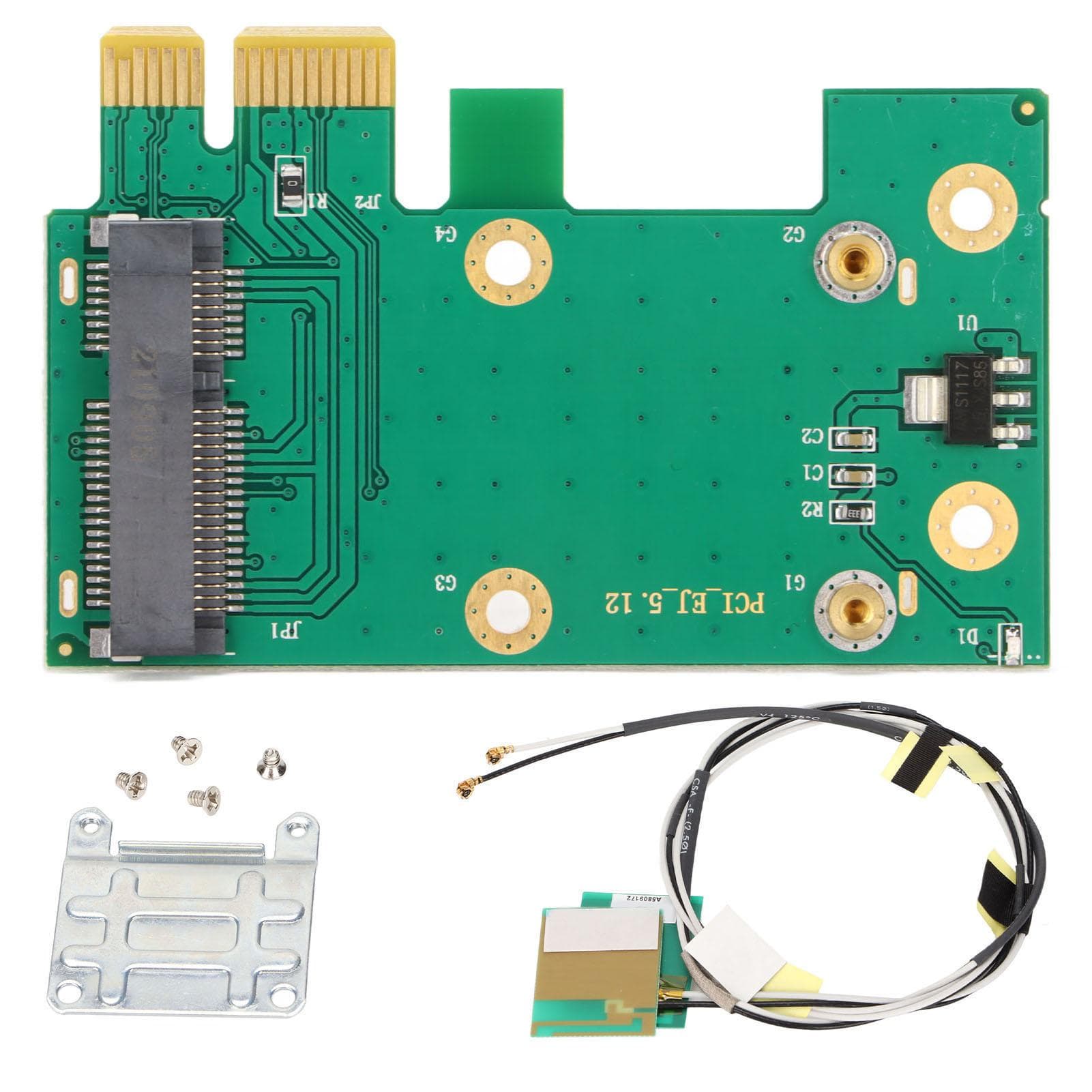 Mini PCIE to PCIE Fine Workmanship Simple Operation Lightweight Portable PCB Material Net Card