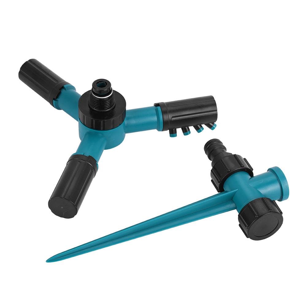 360 degrees Rotating Lawn Sprinkler with 3 Arms Adjustable Automatic Garden Watering Irrigation Tool