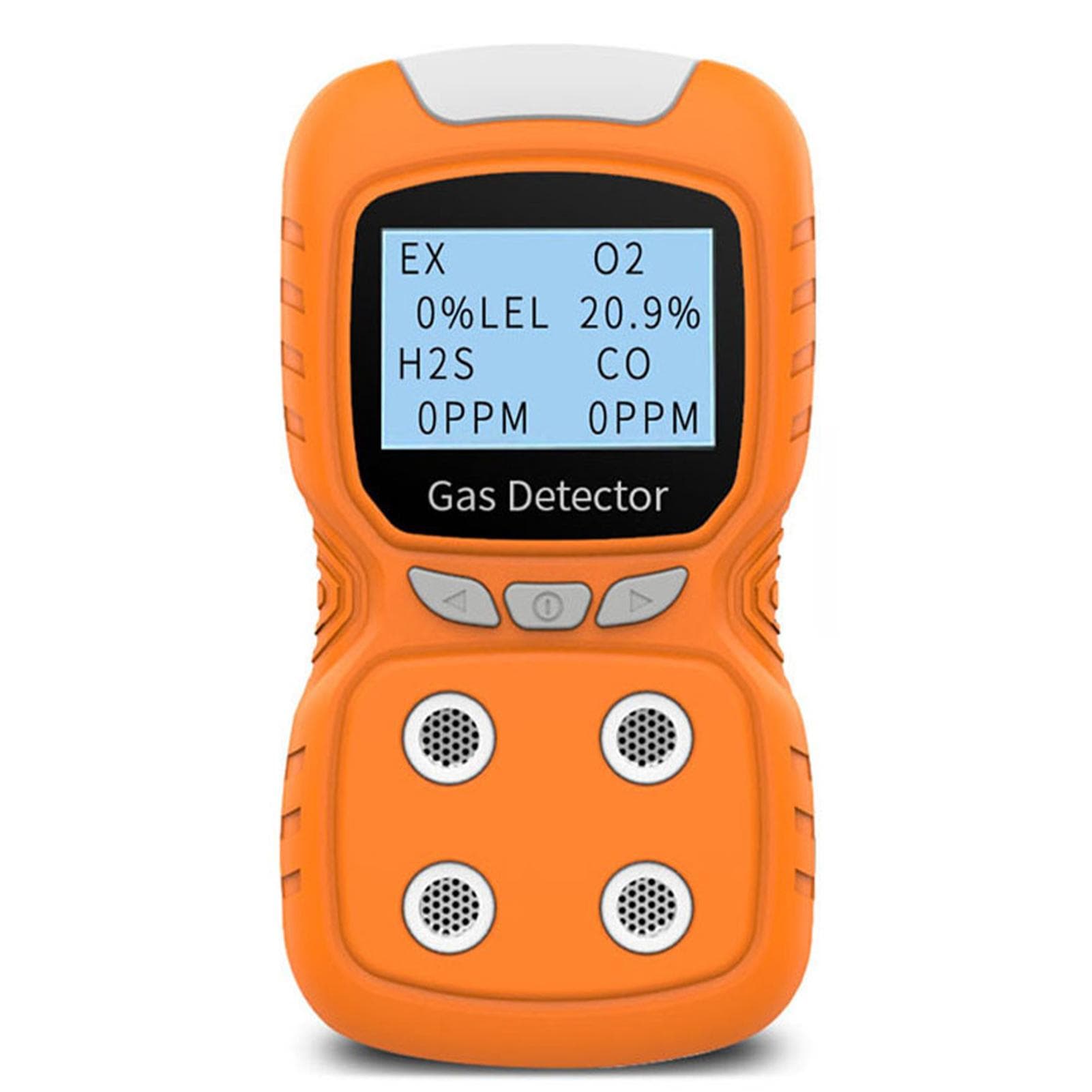 4-Gas Monitor Meter Tester Analyzer Portable Gas Detector CO Monitor Digital Toxic Gas Detector orange