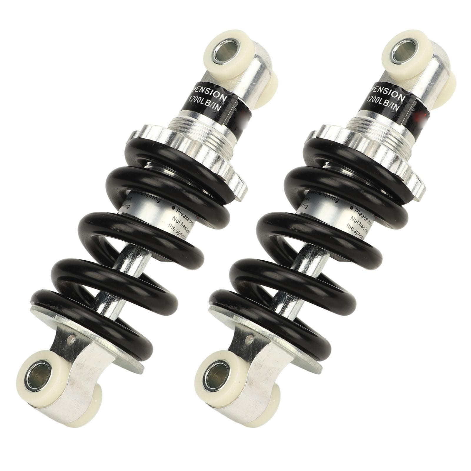 2Pcs Spring Shock Absorber 125mm 1200lbs for 47cc 49cc Mini Moto ATV Pocket Bike Scooter
