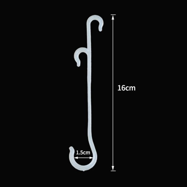 10pcs J Shaped Fruit Cherry Tomato Ear Hook Garden Vegetable Plant Grape Support Vines Fastener Clips Trellis Fixed Buckle Hook 16cm-10PCS