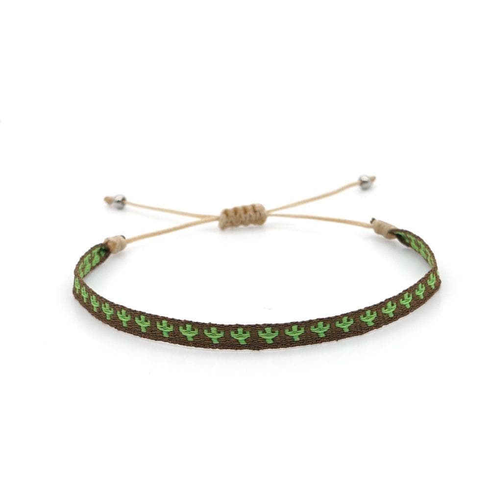 Ethnic Cloth Bracelet Women's Vintage Spanish Court Pattern Bohemian Cloth Bracelet Women's Jewelry