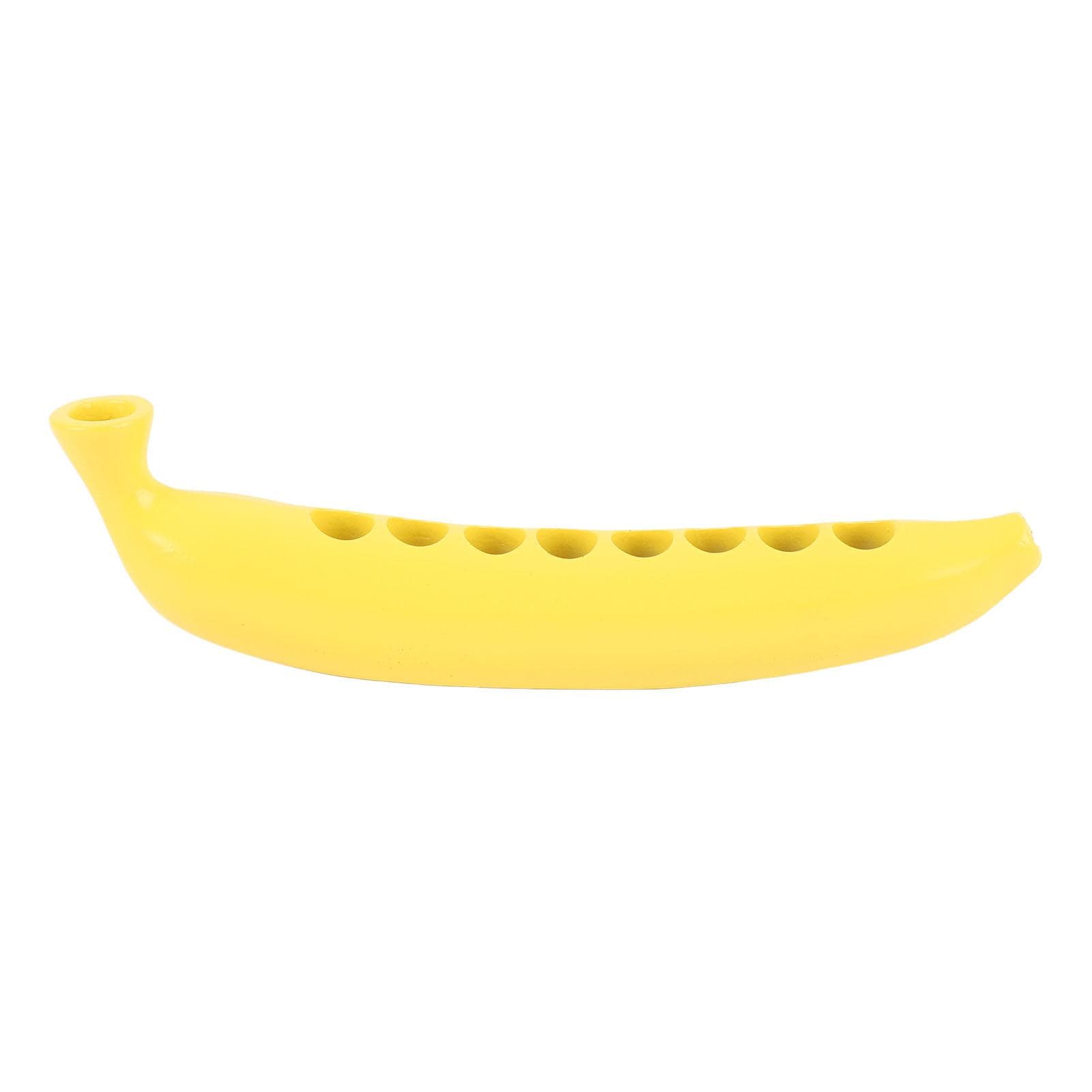 Portable Banana Candle Holder 8 Holes Portable Attractive Banana Themed Candle Holder for Home