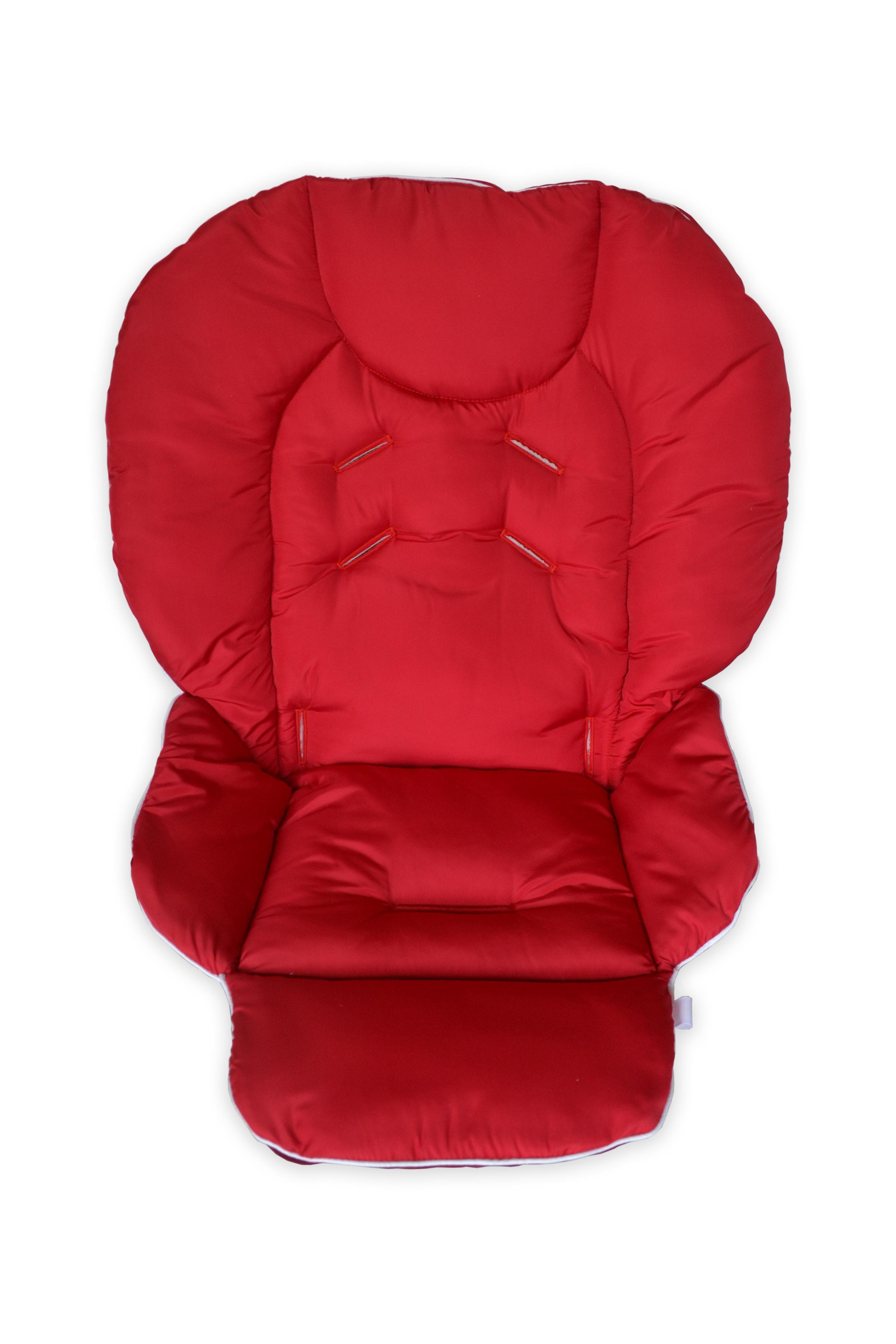 Сhicco Polly highchair waterproof cover, solid color, water-repellent highchair insert red